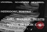 Immagine di Ragazza barbiere Inzersdorf Austria, 1932, secondo 8 filmato di repertorio 65675070963