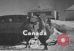 Standbild Motorschlitten Manitoba Kanada, 1949, aus Sekunde 1 historischem Filmmaterial Videoclip 65675070982