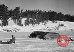 Standbild Motorschlitten Manitoba Kanada, 1949, aus Sekunde 24 historischem Filmmaterial Videoclip 65675070982