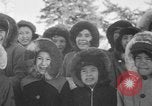 Standbild Motorschlitten Manitoba Kanada, 1949, aus Sekunde 32 historischem Filmmaterial Videoclip 65675070982