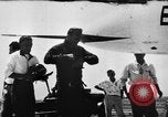 Standbild ersten Testflug der Douglas F5D Skylancer Flugzeuge California USA, 1956, aus Sekunde 1 historischem Filmmaterial Videoclip 65675070984
