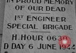 Immagine di Anniversario del D-Day Normandia Francia, 1945, secondo 28 filmato di repertorio 65675070993