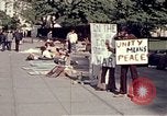 Standbild Weiße Haus Demonstrationen Washington DC USA, 1972, aus Sekunde 38 historischem Filmmaterial Videoclip 65675071006