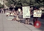 Standbild Weiße Haus Demonstrationen Washington DC USA, 1972, aus Sekunde 40 historischem Filmmaterial Videoclip 65675071006