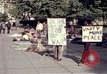 Standbild Weiße Haus Demonstrationen Washington DC USA, 1972, aus Sekunde 42 historischem Filmmaterial Videoclip 65675071006