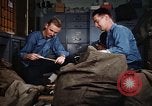 Image of postal mail delivery on ship Atlantic Ocean, 1947, second 14 stock footage video 65675071018