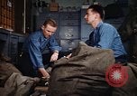 Image of postal mail delivery on ship Atlantic Ocean, 1947, second 16 stock footage video 65675071018