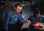 Image of postal mail delivery on ship Atlantic Ocean, 1947, second 21 stock footage video 65675071018