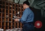 Image of postal mail delivery on ship Atlantic Ocean, 1947, second 53 stock footage video 65675071018