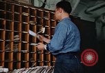 Image of postal mail delivery on ship Atlantic Ocean, 1947, second 56 stock footage video 65675071018