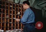 Image of postal mail delivery on ship Atlantic Ocean, 1947, second 58 stock footage video 65675071018