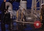 Image of penguins Antarctic Ocean, 1947, second 31 stock footage video 65675071021