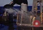 Image of penguins Antarctic Ocean, 1947, second 44 stock footage video 65675071021