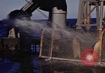 Image of penguins Antarctic Ocean, 1947, second 46 stock footage video 65675071021
