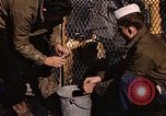 Image of penguins Antarctic Ocean, 1947, second 61 stock footage video 65675071021