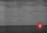 Image of formation of airplanes Pacific Ocean, 1945, second 7 stock footage video 65675071030