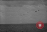 Image of formation of airplanes Pacific Ocean, 1945, second 8 stock footage video 65675071030