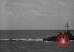 Image of formation of airplanes Pacific Ocean, 1945, second 15 stock footage video 65675071030