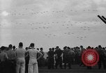 Image of formation of airplanes Pacific Ocean, 1945, second 20 stock footage video 65675071030