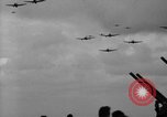 Image of formation of airplanes Pacific Ocean, 1945, second 42 stock footage video 65675071030