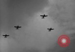 Image of formation of airplanes Pacific Ocean, 1945, second 44 stock footage video 65675071030