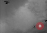 Image of formation of airplanes Pacific Ocean, 1945, second 45 stock footage video 65675071030