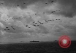 Image of formation of airplanes Pacific Ocean, 1945, second 47 stock footage video 65675071030