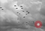 Image of formation of airplanes Pacific Ocean, 1945, second 51 stock footage video 65675071030