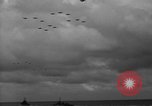 Image of formation of airplanes Pacific Ocean, 1945, second 55 stock footage video 65675071030