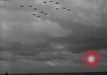 Image of formation of airplanes Pacific Ocean, 1945, second 57 stock footage video 65675071030