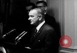 Image of President Lyndon Johnson United States USA, 1965, second 54 stock footage video 65675071031