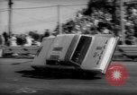 Image of auto stunt Islip New York USA, 1966, second 52 stock footage video 65675071047