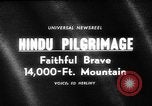 Image de pèlerinage hindou l'Inde, 1965, de la seconde 3 séquences d'archives historiques vidéo 65675071048