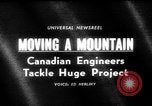 Image projet hydro-électrique Colombie-Britannique Canada, 1965, de la seconde 4 séquences d'archives historiques vidéo 65675071049