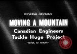 Image projet hydro-électrique Colombie-Britannique Canada, 1965, de la seconde 5 séquences d'archives historiques vidéo 65675071049