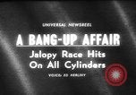 Image jalopies s'est écrasé à Derby de démolition Royaume-Uni, 1965, de la seconde 1 séquences d'archives historiques vidéo 65675071050