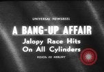Image jalopies s'est écrasé à Derby de démolition Royaume-Uni, 1965, de la seconde 4 séquences d'archives historiques vidéo 65675071050