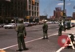 Image of United States soldiers on Guard duty in City Detroit Michigan USA, 1967, second 3 stock footage video 65675071096