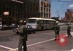Image of United States soldiers on Guard duty in City Detroit Michigan USA, 1967, second 11 stock footage video 65675071096