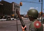 Image of United States soldiers on Guard duty in City Detroit Michigan USA, 1967, second 26 stock footage video 65675071096