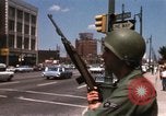 Image of United States soldiers on Guard duty in City Detroit Michigan USA, 1967, second 33 stock footage video 65675071096