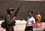 Image of United States soldiers on Guard duty in City Detroit Michigan USA, 1967, second 46 stock footage video 65675071096