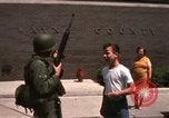 Image of United States soldiers on Guard duty in City Detroit Michigan USA, 1967, second 50 stock footage video 65675071096