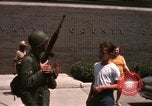 Image of United States soldiers on Guard duty in City Detroit Michigan USA, 1967, second 53 stock footage video 65675071096