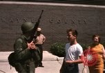 Image of United States soldiers on Guard duty in City Detroit Michigan USA, 1967, second 56 stock footage video 65675071096