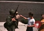 Image of United States soldiers on Guard duty in City Detroit Michigan USA, 1967, second 57 stock footage video 65675071096