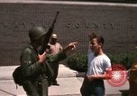Image of United States soldiers on Guard duty in City Detroit Michigan USA, 1967, second 60 stock footage video 65675071096
