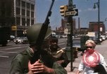 Image of United States soldiers on Guard duty in City Detroit Michigan USA, 1967, second 61 stock footage video 65675071096