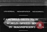 Image of new world speed record Daytona Beach Florida USA, 1932, second 1 stock footage video 65675071112