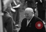 Image of Churchill and De Gaulle meeting Paris France, 1958, second 49 stock footage video 65675071114